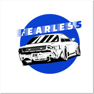 Fearless S14 (blue) Posters and Art